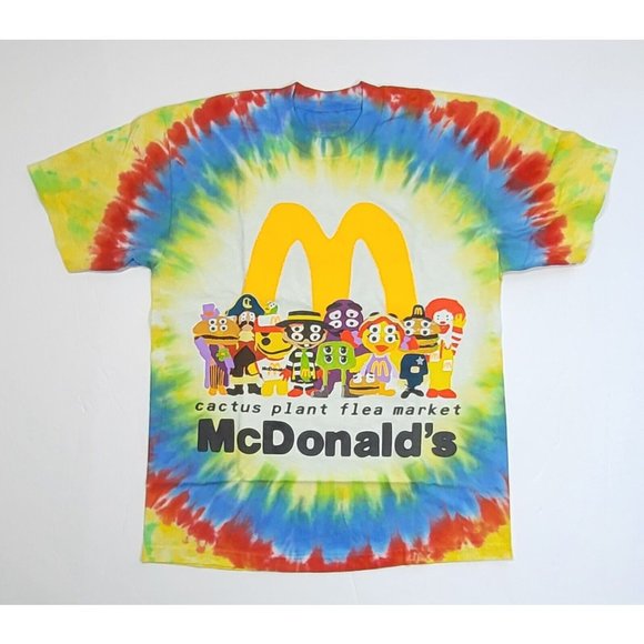 Cactus Plant Flea Market x McDonald’s Buddy & Friends Tie-Dye Tee - Picture 2 of 6
